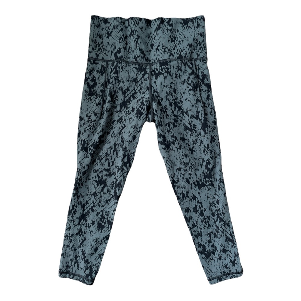 Athleta Salutation Stash Pocket Python Black Prin… - image 2